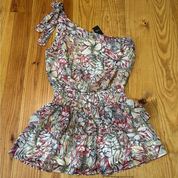 NWT Reset By Jane Megara Dress One Shoulder Women’s Size LRG - Picture 3 of 8